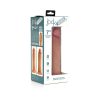 Curve Toys Jock Dual Density 7 In. Silicone Dildo With Suction Cup Light
