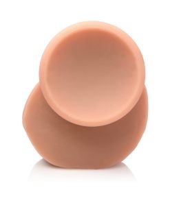 Curve Toys Jock Dual Density 7 In. Silicone Dildo With Balls & Suction Cup Light