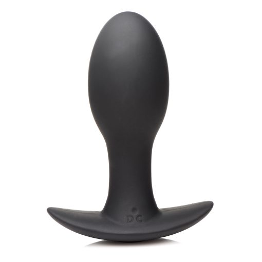 Curve Toys Rooster Rumbler Vibrating Silicone Anal Plug Medium Black - Image 2