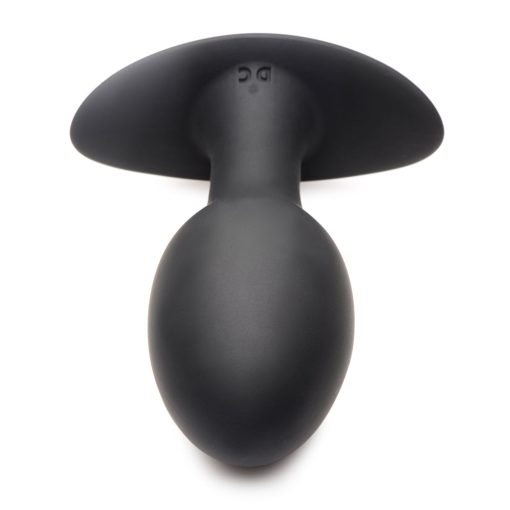 Curve Toys Rooster Rumbler Vibrating Silicone Anal Plug Large Black - Image 4