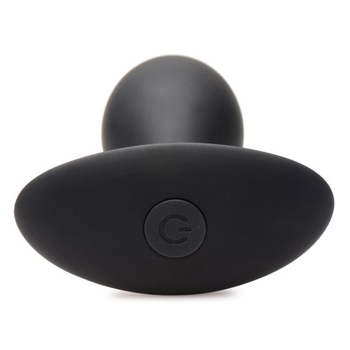 Curve Toys Rooster Rumbler Vibrating Silicone Anal Plug Large Black - Image 5