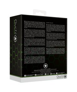 Ouch! Glow In The Dark Prostate Kit 3-Piece Anal Plug Set Neon Green