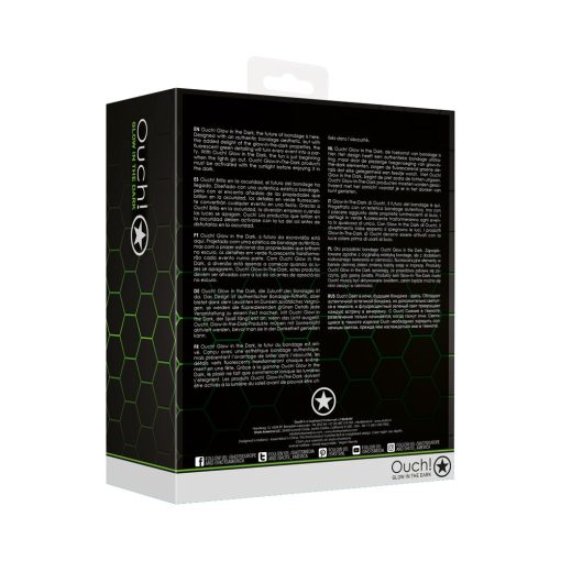 Ouch! Glow In The Dark Prostate Kit 3-Piece Anal Plug Set Neon Green - Image 5
