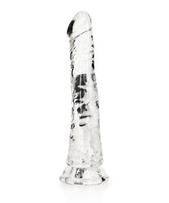 Realrock Crystal Clear Slim 6 In. Dildo Clear
