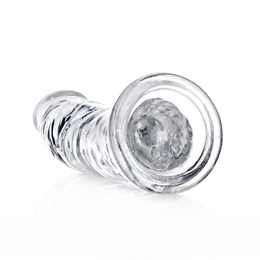 Realrock Crystal Clear Slim 6 In. Dildo Clear - Image 4