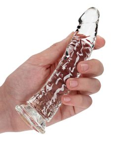 Realrock Crystal Clear Slim 6 In. Dildo Clear