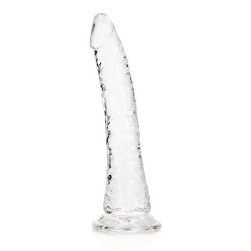 Realrock Crystal Clear Slim 7 In. Dildo Clear - Image 3
