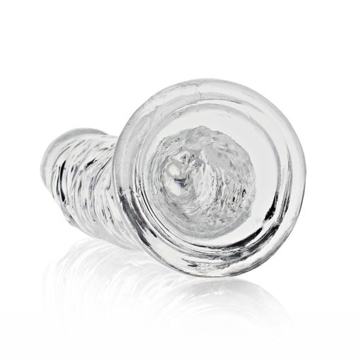 Realrock Crystal Clear Slim 8 In. Dildo Clear - Image 4