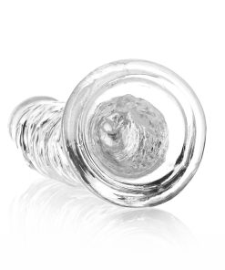 Realrock Crystal Clear Slim 9 In. Dildo Clear