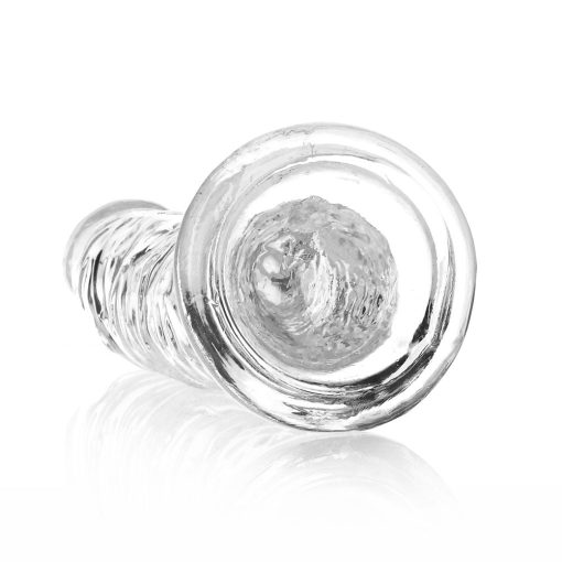Realrock Crystal Clear Slim 9 In. Dildo Clear - Image 4