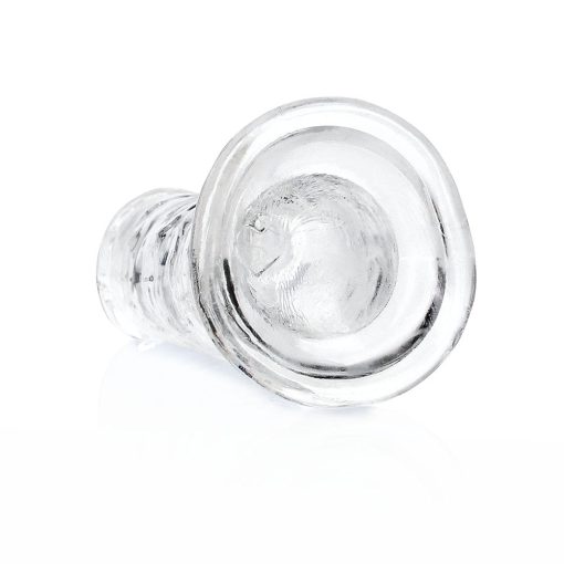 Realrock Crystal Clear Straight 6 In. Dildo Without Balls Clear - Image 4