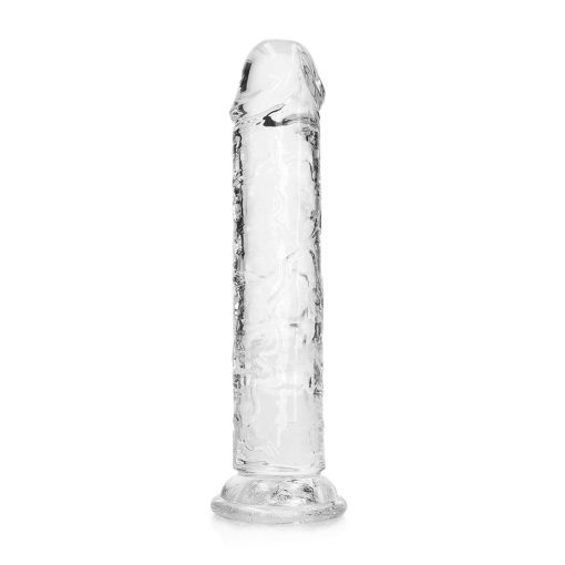 Realrock Crystal Clear Straight 7 In. Dildo Without Balls Clear - Image 3