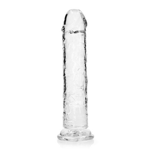 Realrock Crystal Clear Straight 9 In. Dildo Without Balls Clear - Image 3