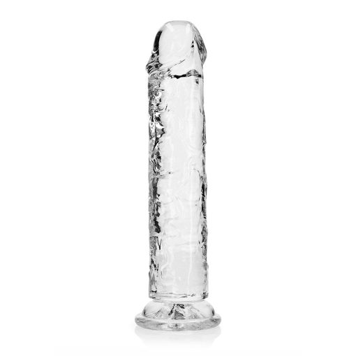 Realrock Crystal Clear Straight 10 In. Dildo Without Balls Clear - Image 2