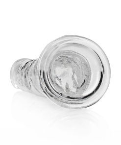 Realrock Crystal Clear Straight 10 In. Dildo Without Balls Clear