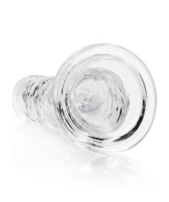 Realrock Crystal Clear Straight 11 In. Dildo Without Balls Clear