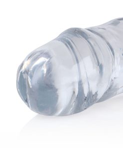 Realrock Crystal Clear Double Dong 13 In. Dual-Ended Dildo Clear