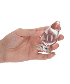 Realrock Crystal Clear 3.5 In. Anal Plug Clear