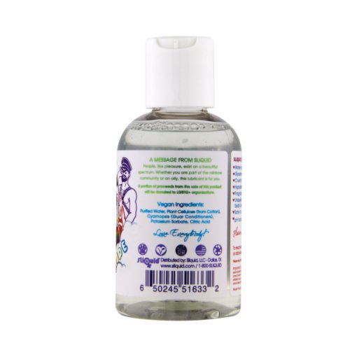 Sliquid Naturals Sparkle Pride Water-Based Lubricant 4.2 Oz. - Image 2