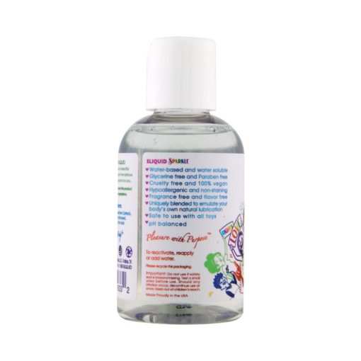 Sliquid Naturals Sparkle Pride Water-Based Lubricant 4.2 Oz. - Image 3