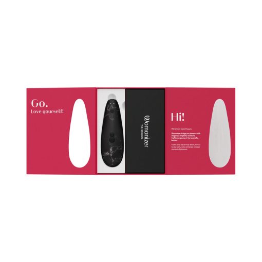 Womanizer X Marilyn Monroe Classic 2 Special Edition Pleasure Air Clitoral Stimulator Black Marble - Image 3