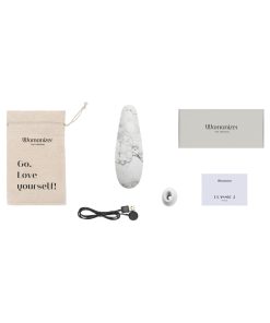 Womanizer X Marilyn Monroe Classic 2 Special Edition Pleasure Air Clitoral Stimulator White Marble