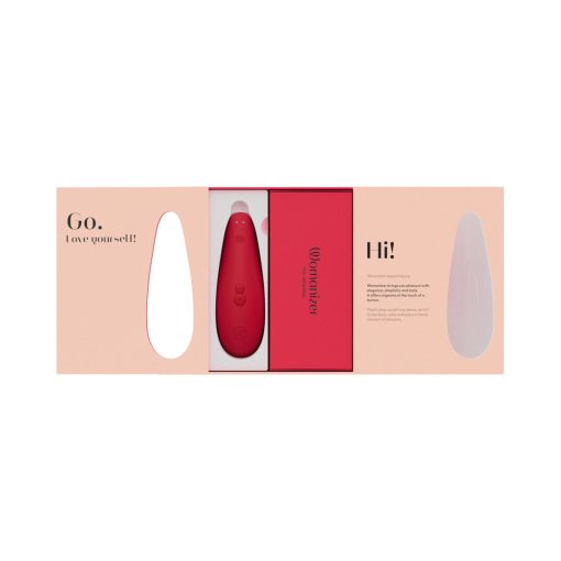Womanizer X Marilyn Monroe Classic 2 Special Edition Pleasure Air Clitoral Stimulator Vivid Red - Image 3