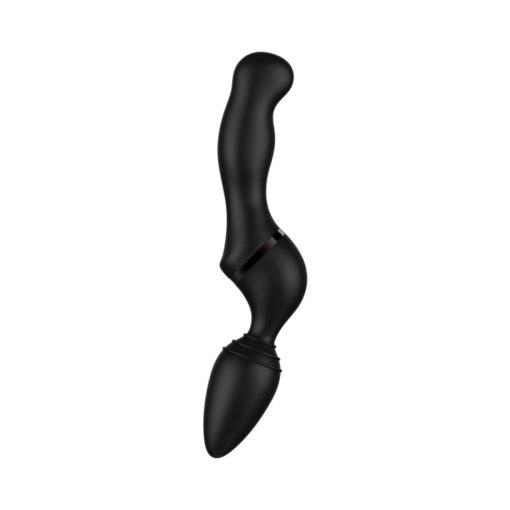 Nexus Revo Twist Waterproof Remote Control Interchangeable Rotating And Vibrating Massager Black - Image 3
