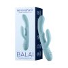 Femmefunn Balai Rechargeable Silicone Swaying Motion Dual Stimulation Vibrator Light Blue