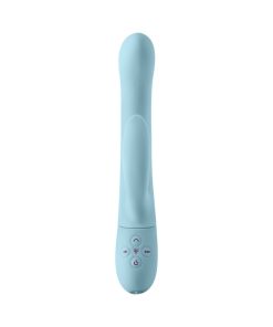Femmefunn Balai Rechargeable Silicone Swaying Motion Dual Stimulation Vibrator Light Blue