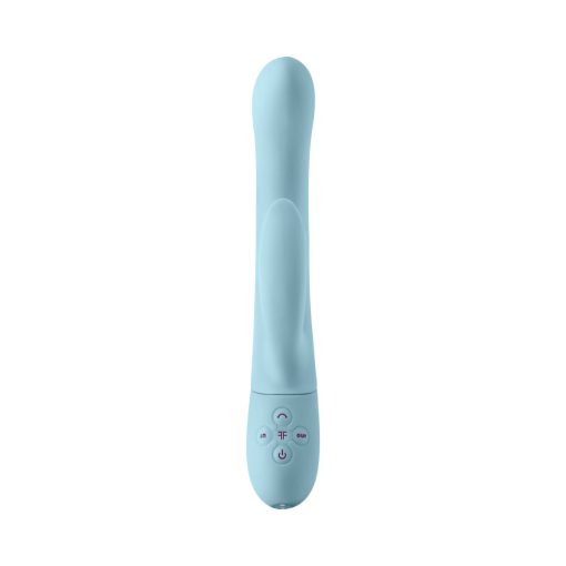 Femmefunn Balai Rechargeable Silicone Swaying Motion Dual Stimulation Vibrator Light Blue - Image 6