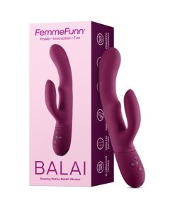 Femmefunn Balai – Swaying Motion Dual Stimulation Vibrator (Fuchsia)