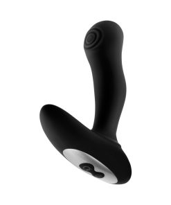 Forto Thumper Rechargeable Remote-Controlled Silicone Thumping Anal Vibrator Black