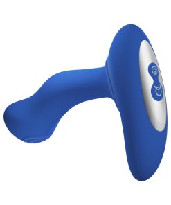 Forto Thumper Rechargeable Remote-Controlled Silicone Thumping Anal Vibrator Blue