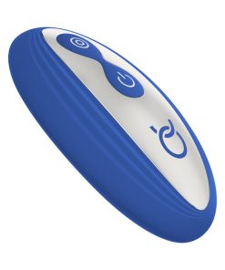 Forto Thumper Rechargeable Remote-Controlled Silicone Thumping Anal Vibrator Blue