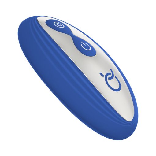 Forto Thumper Rechargeable Remote-Controlled Silicone Thumping Anal Vibrator Blue - Image 8