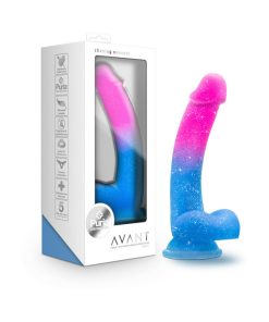 Avant Chasing Sunsets 7.75 In. Silicone Dildo With Balls Mermaid