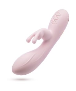 Blush Morgan Rabbit Vibrator – Dual Motor RumboTech Vibe (Pink, Splashproof)