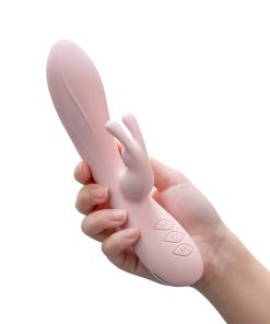 Blush Morgan Rabbit Vibrator – Dual Motor RumboTech Vibe (Pink, Splashproof)