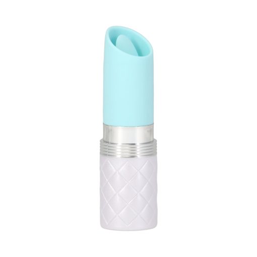Pillow Talk Lusty Silicone Flickering Lipstick Vibrator With Swarovski Crystal Teal - Image 3