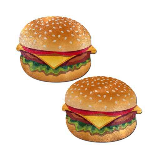 Pastease Burger: Delicious Cheeseburger Nipple Pasties - Image 2