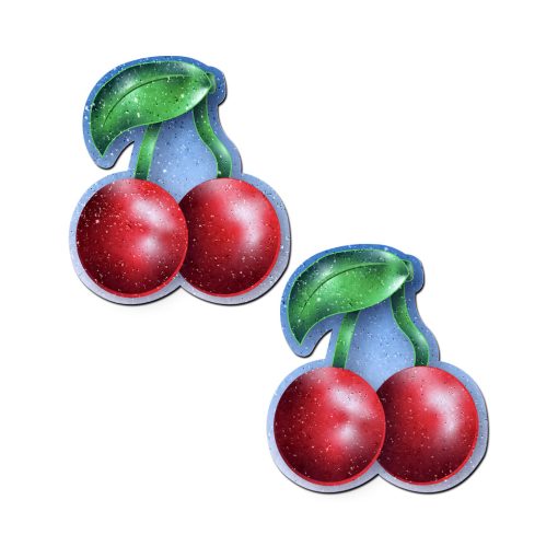 Pastease Cherry: Red Cherries Nipple Pasties - Image 2