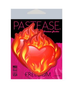 Pastease Flaming Heart Nipple Pasties