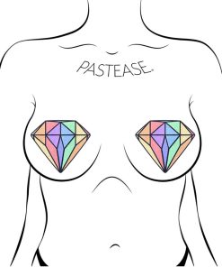 Pastease Gem: Pastel Rainbow Diamond Nipple Pasties