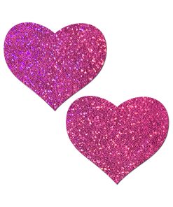 Pastease Love: Bubblegum Pink Hearts Nipple Pasties