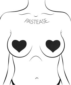 Pastease Love: Liquid Rose Gold Heart Nipple Pasties