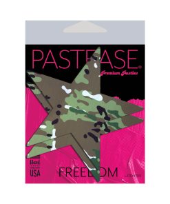 Pastease Nautical Star: Military Multi-Cam Camoflauge Nipple Pasties