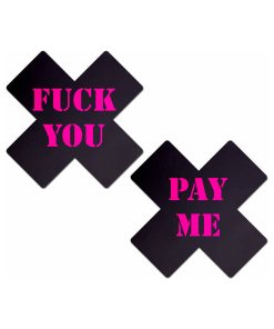 Pay Me Cross Nipple Pasties