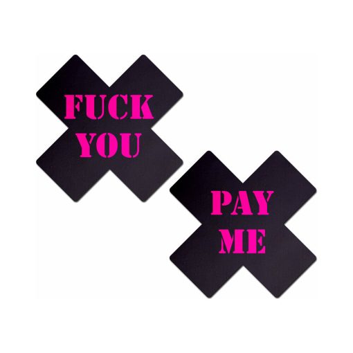 Pay Me Cross Nipple Pasties