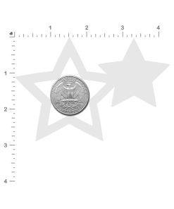 Pastease Peek-A-Boob: Silver Glitter Star Frame & Center Nipple Pasties